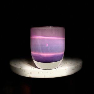 Rare Pre-Triskelion HYACINTH Glassybaby Votive Holder (Hyacinth 1478)